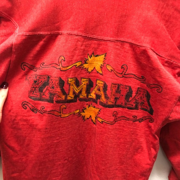 Vintage Yamaha T-shirt 1970's Red Size XS - Picture 9 of 9